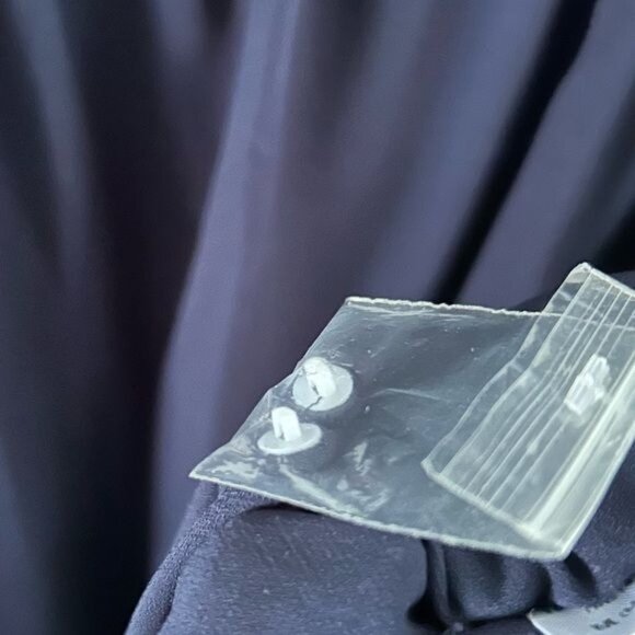 Bohme Navy Blue Collared Maxi Dress, Sz Medium - Picture 15 of 15